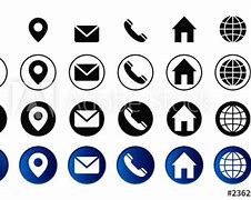 Image result for Phone/email Website Address Icon
