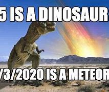 Image result for Dinosaur Meteor Meme