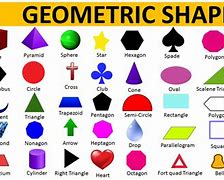 Image result for Geometrical Shapes Names
