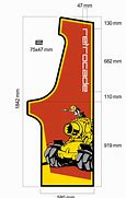 Image result for Arcade Game Dimensions