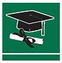 Image result for Dark Green Graduation Clip Art