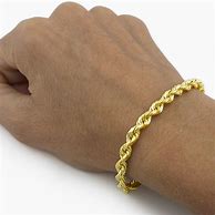 Image result for 14Kt Gold Rope Bracelet