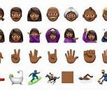 Image result for Black Emojis Android