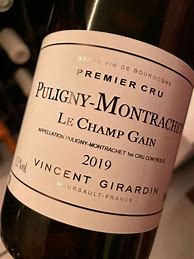 Image result for Vincent Girardin Puligny Montrachet Champs Gain