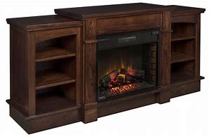 Image result for Amish Built Fireplace TV Console