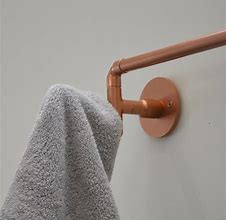Image result for Copper Towel Bar