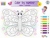 Image result for Color by Number Butterfly