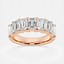 Image result for Unique Rose Gold Band with Lab Diamonds
