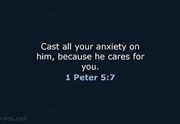 Image result for Bible Quotes 1 Peter 5 7