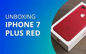 Image result for iPhone 7 Plus Red Unboxing