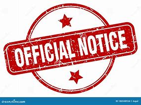 Image result for Official Notice Stamp