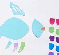 Image result for Rainbow Fish Cut Out