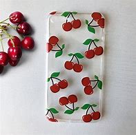 Image result for Clear Cherry iPhone XS Case