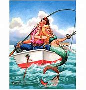 Image result for Mermaid Fishing Funny