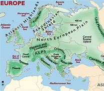 Image result for European Geography Map