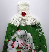 Image result for Crochet Pattern for Christmas Towel Holder