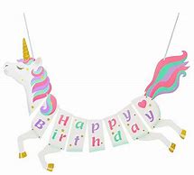 Image result for Unicorn Happy Birthday Banner