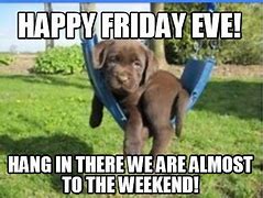 Image result for Friday Eve Puppy Meme