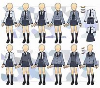 Image result for Anime Female Uniform Drawing