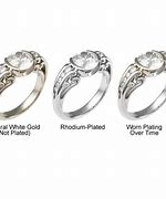 Image result for Rhodium Plated Gold