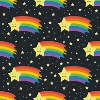 Image result for Shooting Star Template Rainbow