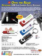 Image result for USB Car Charger Keychain