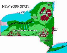 Image result for New York State Topographic Map