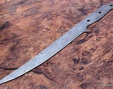Image result for Damascus Cleaver Knife Blanks
