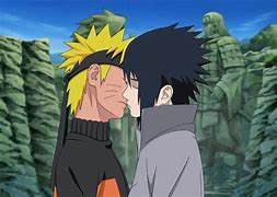 Image result for Naruto and Sasuke Kiss Meme