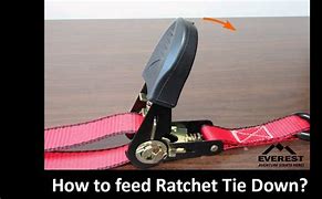 Image result for How to Use Ratchet Tie Down Straps