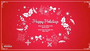 Image result for Happy Holidays Business Card