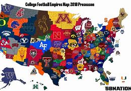 Image result for College Football Team Map