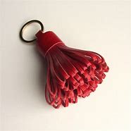 Image result for Leather Tassel Keychain