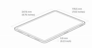 Image result for iPad 11 Dimensions
