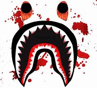 Image result for Camo BAPE Shark Logo