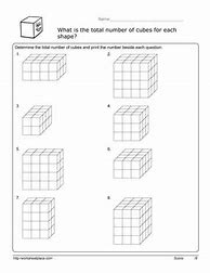 Image result for Measuring with Cubes Worksheet