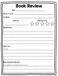 Image result for Writing a Book Review Template