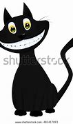 Image result for Black Cartoon Cat Big Smile