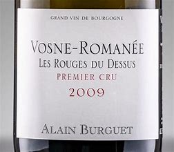 Image result for Alain Burguet Vosne Romanee Rouges Dessus