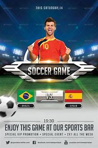 Image result for Soccer Game Poster