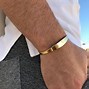 Image result for Mens Gold Bangle Bracelet