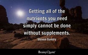 Image result for Food Supplements Quotes