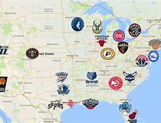 Image result for NBA United States Map