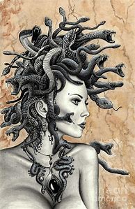 Image result for Medusa Art Print