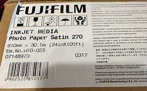 Image result for Fujifilm Photo Paper Satin 270