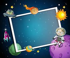 Image result for Space-Themed Frame Horizontal