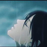 Image result for Sad Anime Boy Rain
