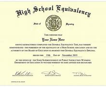 Image result for Authentic Fake Free Printable GED Certificate