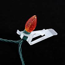 Image result for Outdoor Christmas Light Gutter Clips