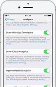 Image result for Diagnostic and Usage Data iPhone
